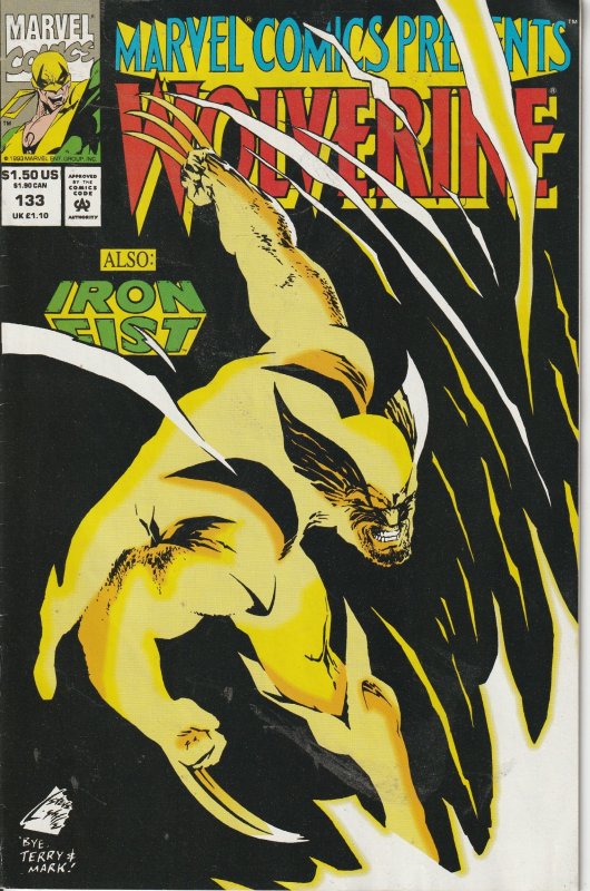 Marvel Comics Presents #133 (1993)  Wolverine,  Ghost Rider, Iron Fist