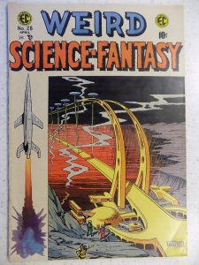WEIRD SCIENCE-FANTASY # 28 EC RARE HTF FELDSTEIN COVER (1955)