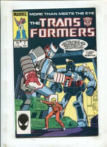 Transformers # 7 - More Than meets the Eye (7.5) 1985 | Comic