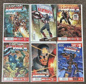 Captain America #10,11,12,13,15,16 Rick Remender Lot NM