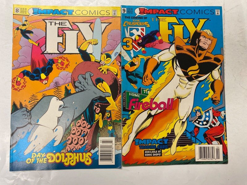 4 Fly IMPACT comic books #6 7 8 9 65 KM31