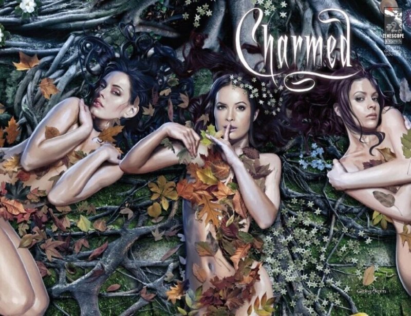 CHARMED #2 A HORN WRAPAROUND COVER! COMIC - ZENESCOPE - SEPT 2010 