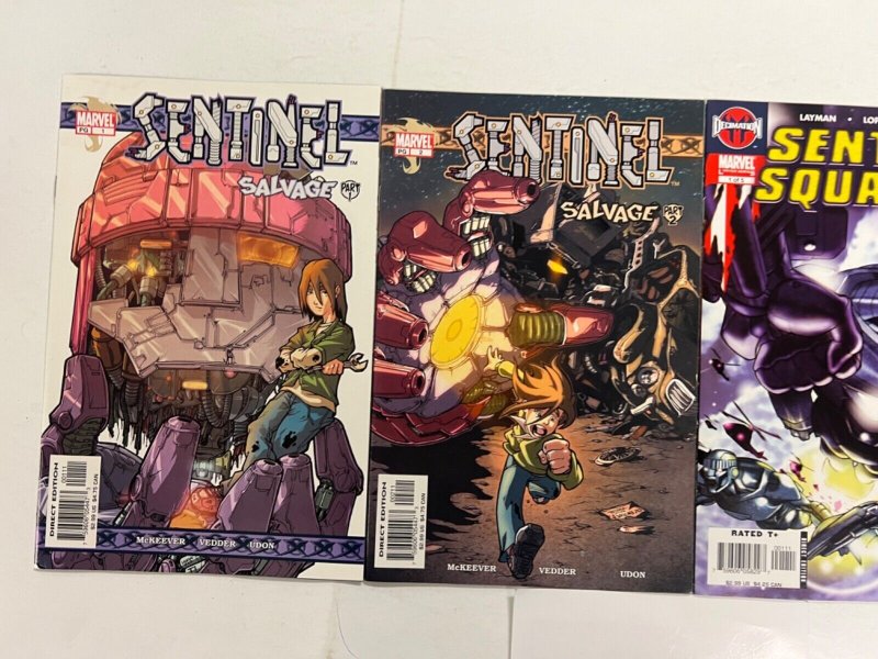 4 Marvel Comics Sentinel # 1 1 + Sentinel Squad One # 1 3 63 JS70