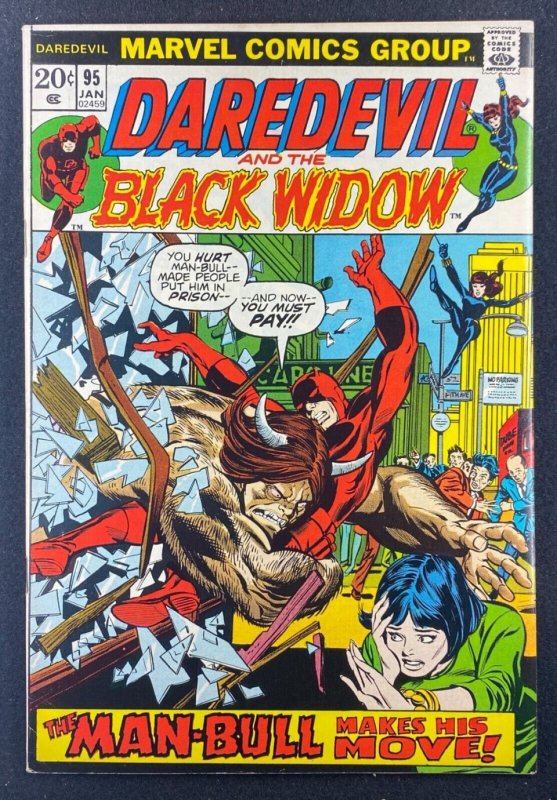 Daredevil (1964) #95 FN/VF (7.0) Gene Colan Gil Kane Black Widow Man-Bull