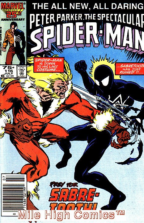 PETER PARKER (1976 Series)  (SPECTACULAR SPIDER-MAN) #116 Near Mint Comics Book