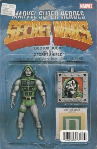 Secret Wars # 8 Doom Action Figure Variant Cover NM Marvel 2015 [I7]