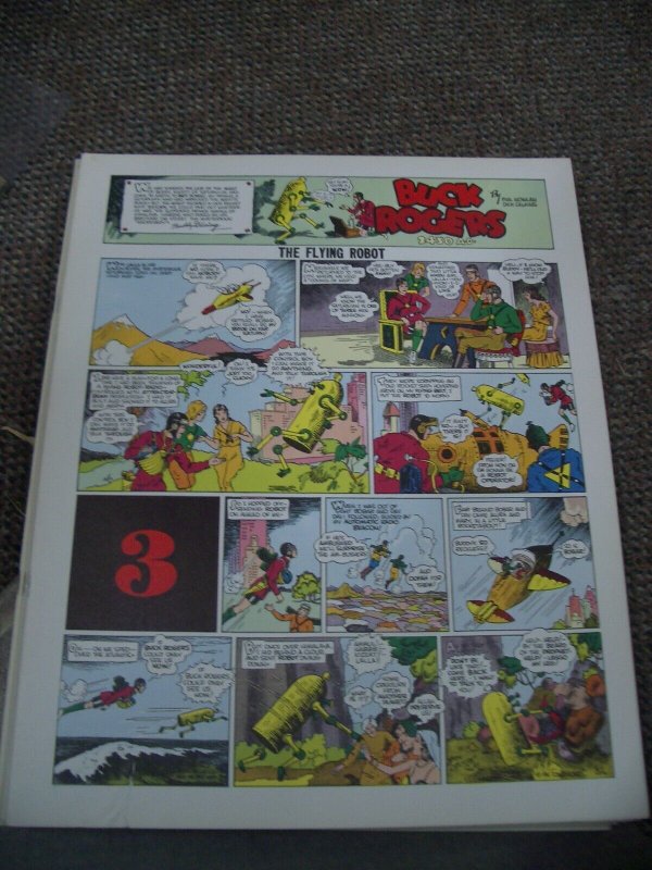 BUCK ROGERS #3-ITALIAN SUNDAY STRIP REPRINTS-CALKINS FN