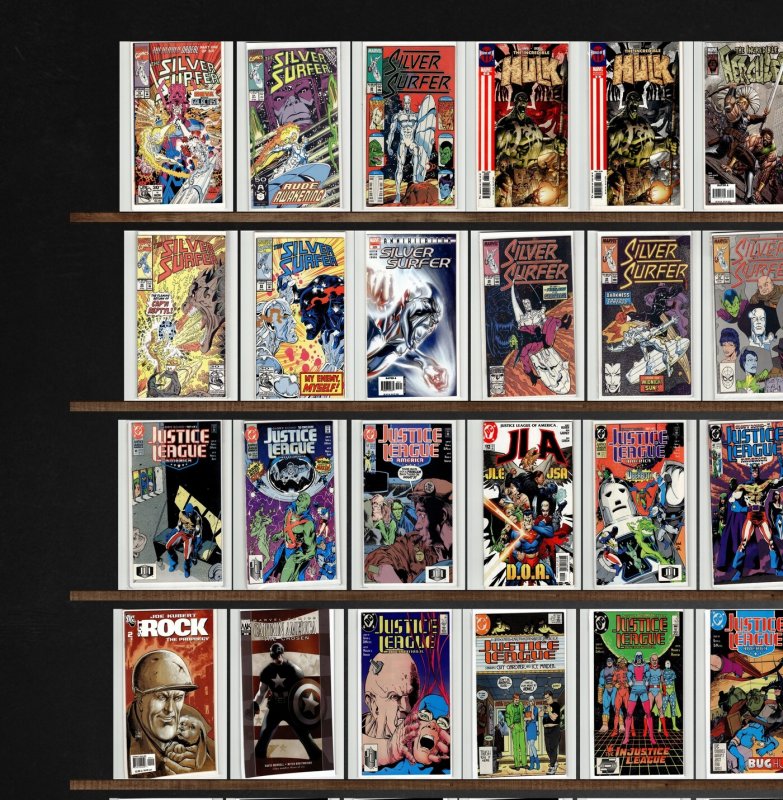 Huge Lot 150+ Comics with Silver Surfer, The Mighty Avengers & More!