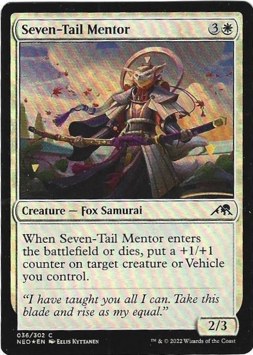 Magic the Gathering: Kamigawa: Neon Dynasty - Seven-Tail Mentor