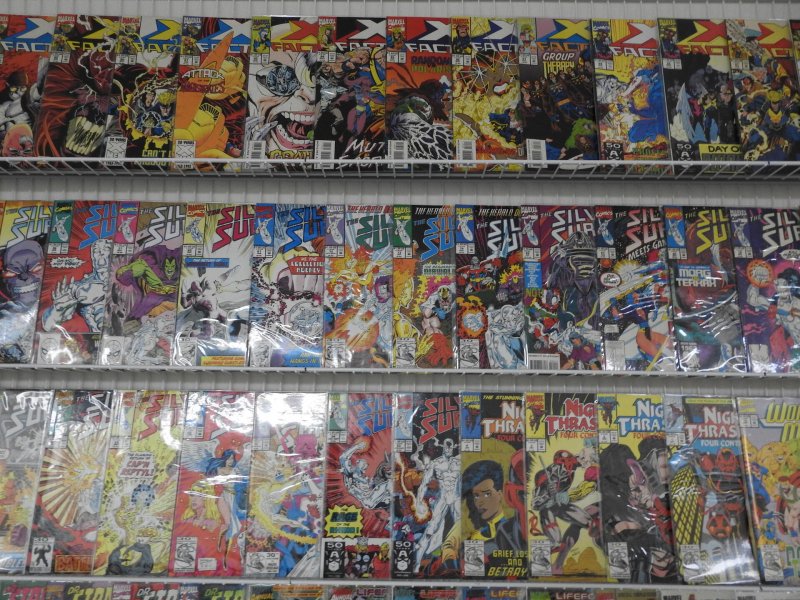 Huge Lot 160+ Comics W/ Silver Surfer, Dr. Strange, Deathlok+ Avg VF- Condition!