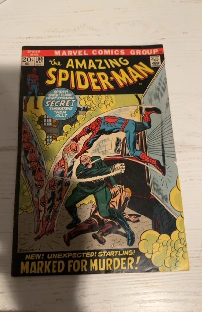 The Amazing Spider-Man #108 (1972)marked for murder