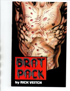 Brat Pack #1 2 3 4 & 5 Complete Set - Superhero Parody - Veitch - 1990 - VF/NM