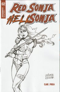 Red Sonja Hell Sonja # 2 Variant 1:7 Cover N NM Dynamite [F8]