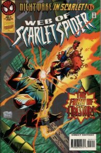 Web of Scarlet Spider #3 Marvel Comics December Dec 1995 VFNM