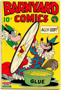 BARNYARD COMICS #1(Jun1944) 7.0 FN/VF  Funny Animal Mayhem!  TERRYTOONS artists!