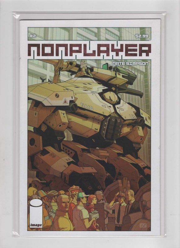 Nonplayer #1 Second Print Cover (2011) and issue #2