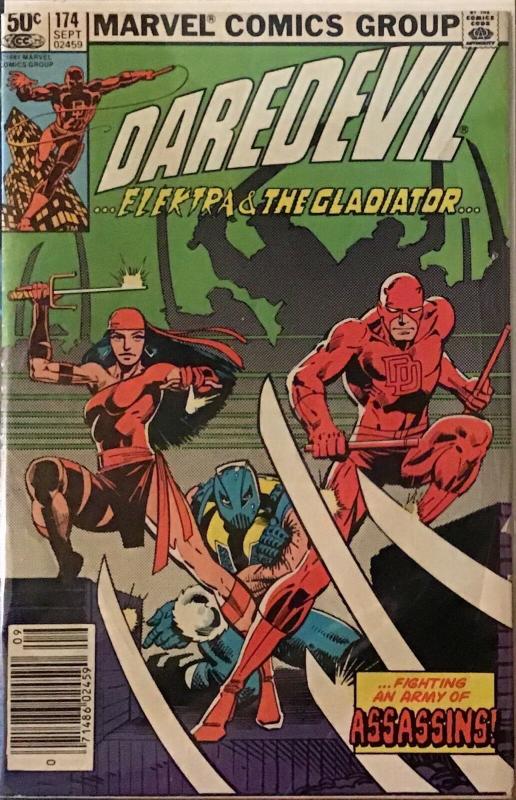 DAREDEVIL FRANK MILLER (MARVEL)#173-175 4 BOOK LOT FINE TO NM CONDITION