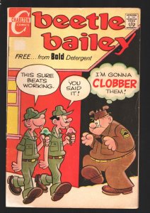 Beetle Bailey #67 1969-Charlton-Ice cream cover-Bold Detergent give away issu...