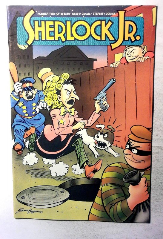 Sherlock Jr. #2 (1990) Malibu Comics Sherlock Holmes Jr. 1st Print Comic Book