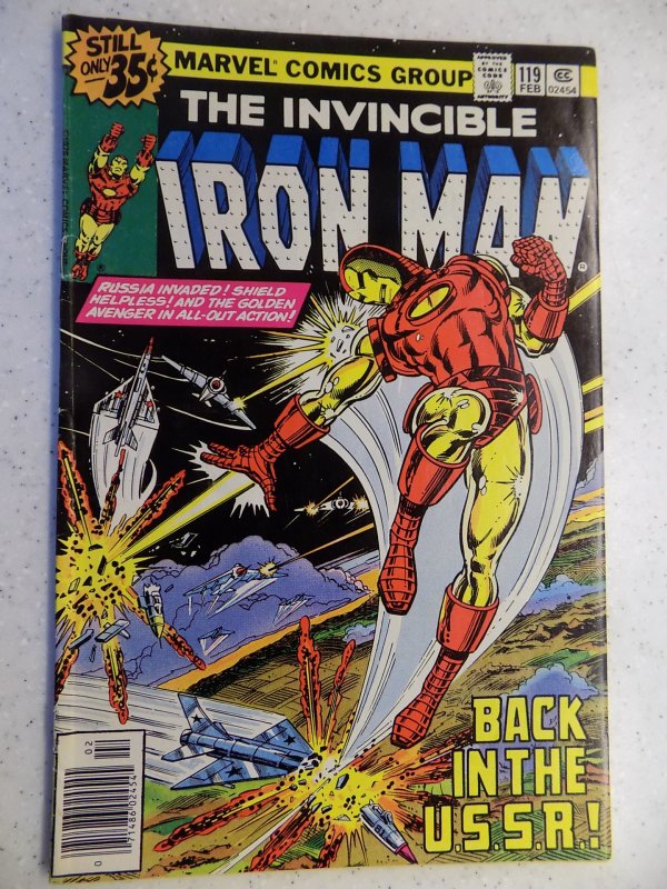 INVINCIBLE IRON MAN # 119 MARVEL BRONZE ACTION ADVENTURE FN+