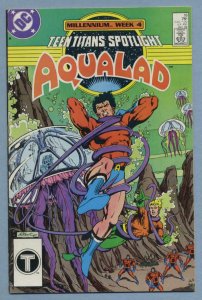 TEEN TITANS SPOTLIGHT #18, NM-, Aqualad, DC 1986 1988 more DC in store