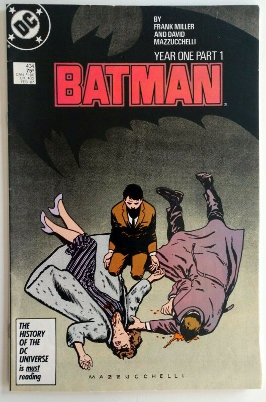 Batman #404,  Origin of Bruce Wayne. 1st app of Modern Catwoman