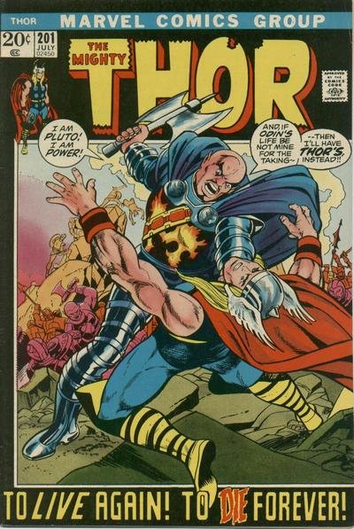 Thor #201 (ungraded) stock photo