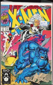 X-Men #1 Storm and Beast Cover (1991) X-Men [Key Issue]