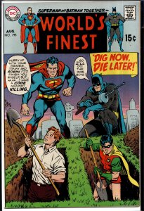 World's Finest Comics #195 (1970) Superman and Batman and Robin
