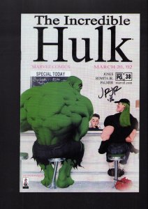Incredible Hulk #38 - SIGNED BY JOHN ROMITA JR.! (9.0) 2002
