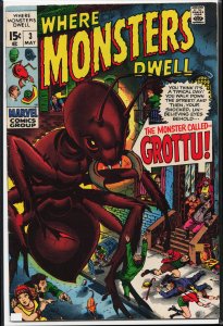 Where Monsters Dwell #3 (1970) Grottu
