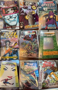 Lot of 9 Comics (See Description) Silver Surfer, Spider Man, Star Brand, Solo...