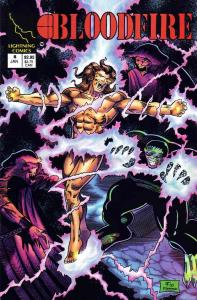 Bloodfire #8 VF/NM ; Lightning | Super Hero With HIV