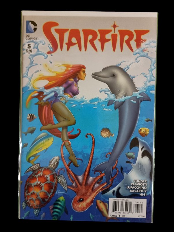 Starfire #5-10 Comic Run Lot Palmer Palmiotti Lupacchino DC Comics 2015 VF