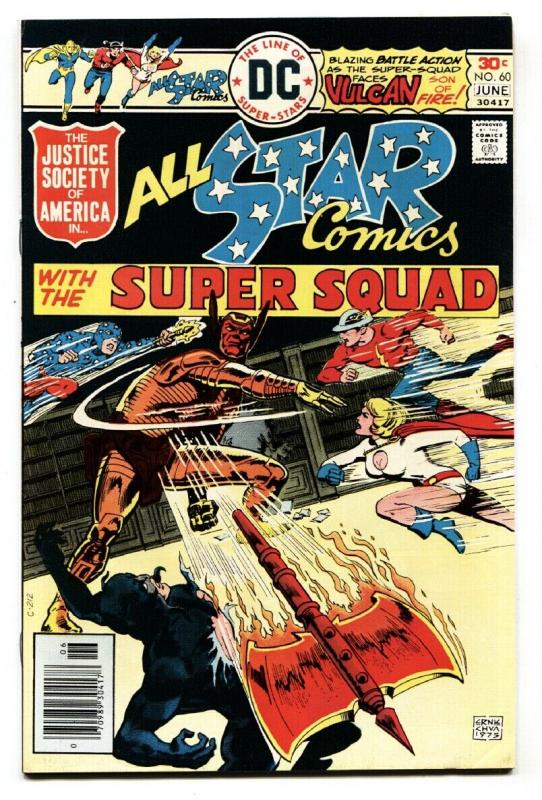 ALL-STAR COMICS #60 -FLASH-POWER GIRL comic book-1976 bronze age