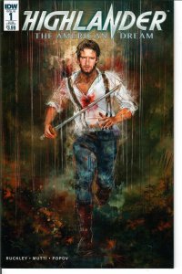 IDW Publishing! Highlander: The American Dream Issue #1! Variant Sub Cover!