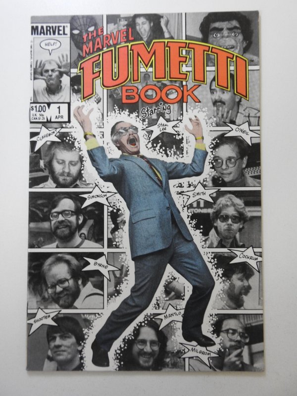 The Marvel Fumetti Book (1984) Stan Lee Cover! Sharp VF-NM Condition!