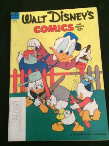 WALT DISNEY'S COMICS AND STORIES #162 Barks Art! VG