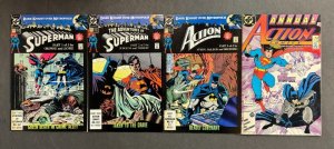 Superman: Dark Knight Over Metropolis (1990) Complete 4 Part FN/VF (7.0) Lot