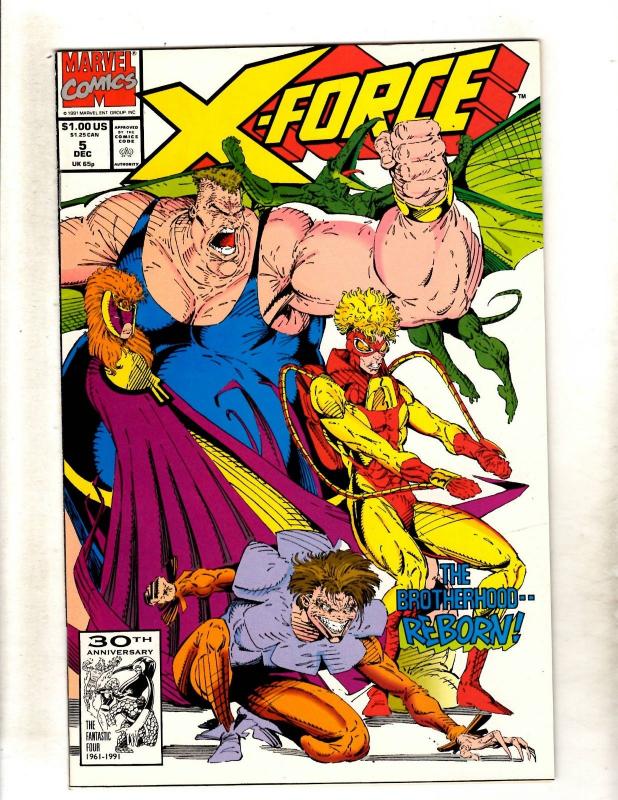 Lot Of 12 X-Force Marvel Comic Books # 1 4 5 9 20 21 24 26 27 28 29 30 CJ12