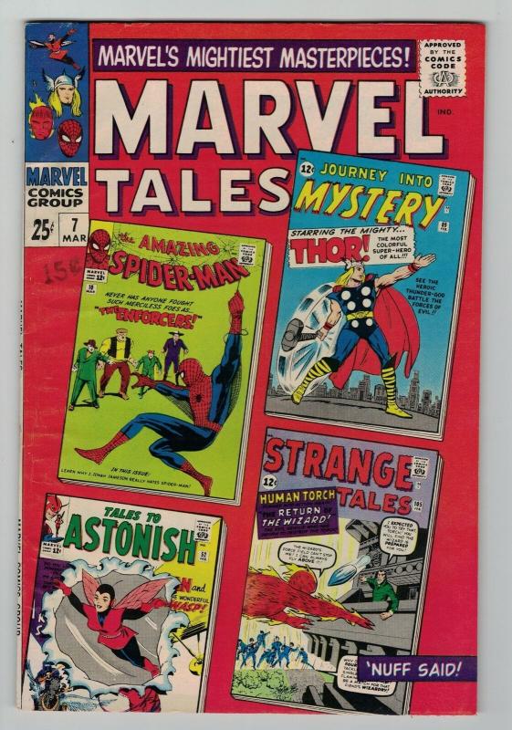 MARVEL TALES 7 VG-F Mar. 1967