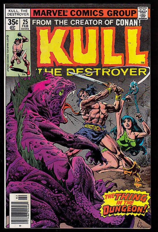 KULL the CONQUEROR #25, VF/NM, Robert E Howard, 1971 1978, King, Destroyer