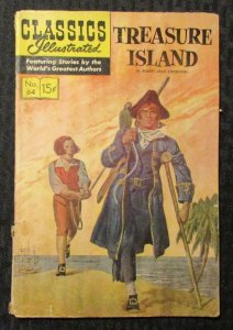 1949 CLASSICS ILLUSTRATED #64 GD- 1.8 Treasure Island