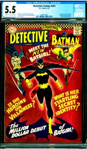 Detective Comics #359 CGC Graded 5.5 Origin and 1st Appearance of Batgirl