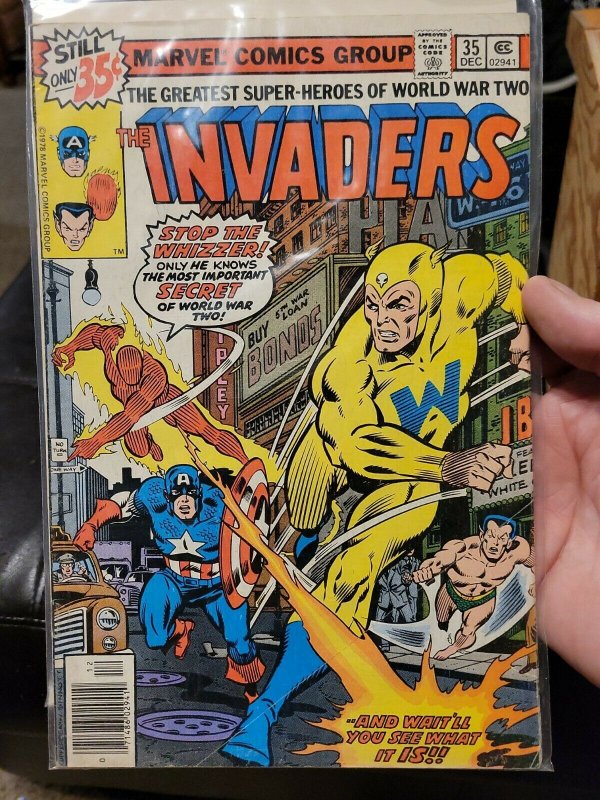 MARVEL COMICS THE INVADERS #26 and #35  1978