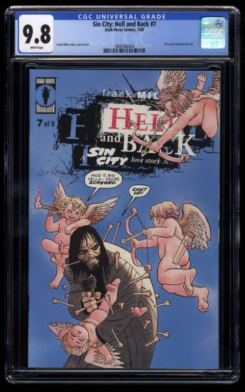 Sin City: Hell and Back #7 CGC NM/M 9.8 White Pages