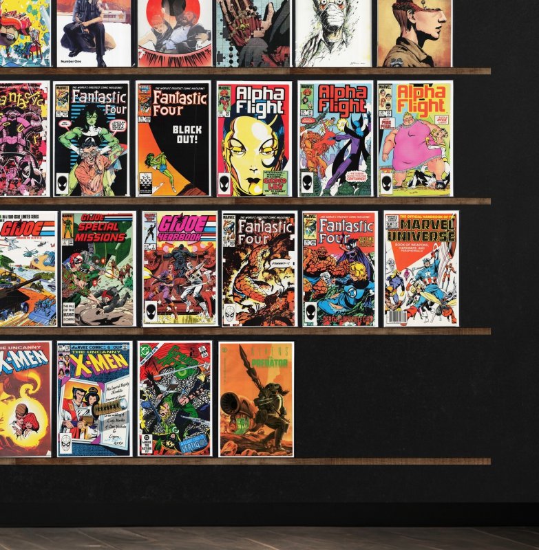 Huge Lot 150+ Comics with Rumble, Fantastic Four, Alpha Flight & More!