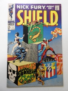 Nick Fury, Agent of SHIELD #1 (1968) FN+ Condition!