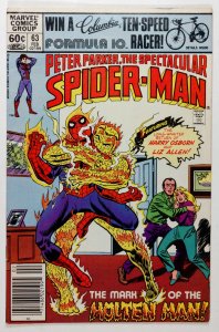 The Spectacular Spider-Man #63 (1982) NEWSSTAND