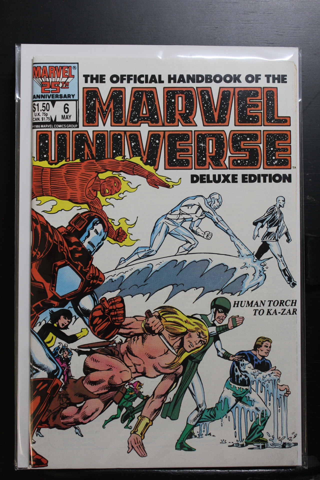 The Official Handbook Of The Marvel Universe 6 Newsstand Edition 1986